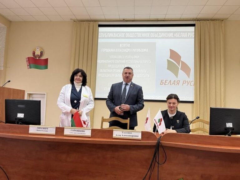 Встреча Александра Горошкина с медицинским коллективом учреждения